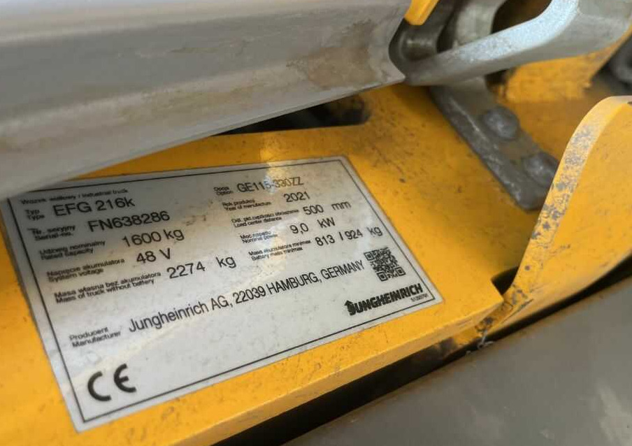 Jungheinrich EFG216k - Electrostivuitor: Foto 4 Jungheinrich EFG216k - Electrostivuitor: Foto 4