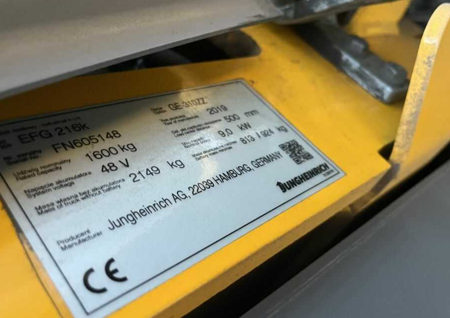 Jungheinrich EFG216k - Electrostivuitor: Foto 4 Jungheinrich EFG216k - Electrostivuitor: Foto 4