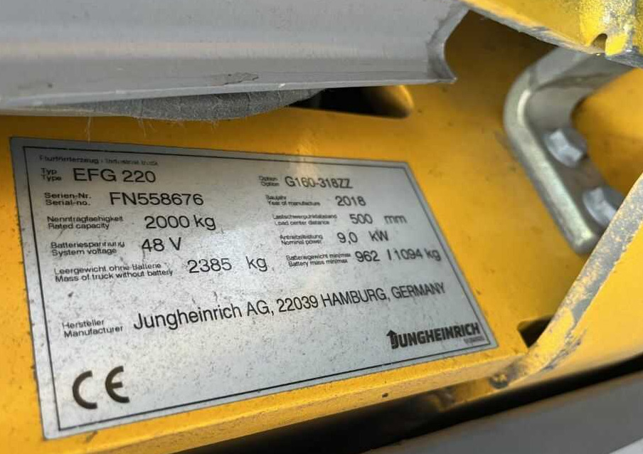 Jungheinrich EFG220 - Electrostivuitor: Foto 4 Jungheinrich EFG220 - Electrostivuitor: Foto 4