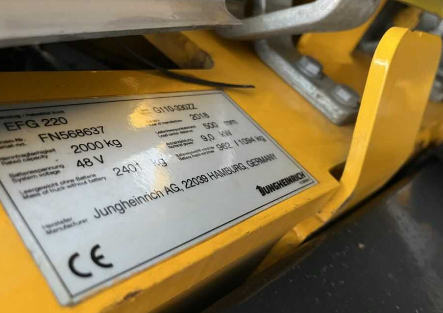 Jungheinrich EFG220 - Electrostivuitor: Foto 4 Jungheinrich EFG220 - Electrostivuitor: Foto 4