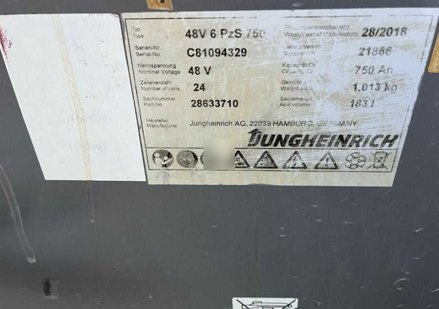 Jungheinrich EFG220 - Electrostivuitor: Foto 5 Jungheinrich EFG220 - Electrostivuitor: Foto 5