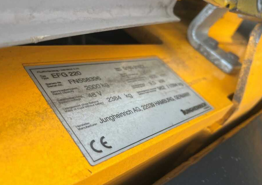 Jungheinrich EFG220 - Electrostivuitor: Foto 5 Jungheinrich EFG220 - Electrostivuitor: Foto 5