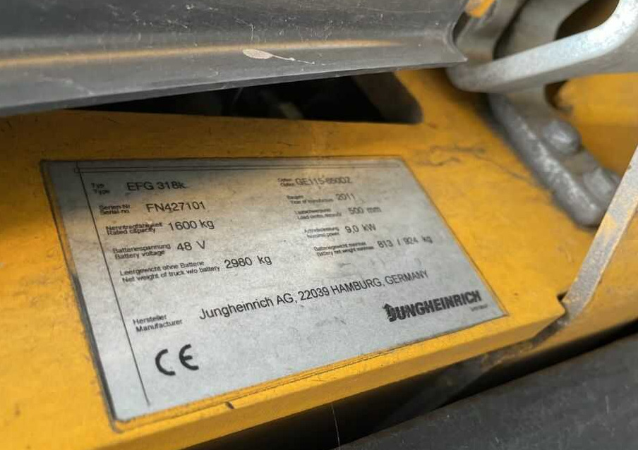 Jungheinrich EFG318k - Electrostivuitor: Foto 4 Jungheinrich EFG318k - Electrostivuitor: Foto 4