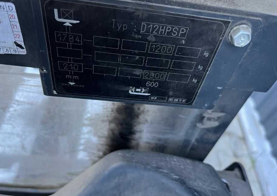 Linde D12HPSP - Transpalet la mare înălţime: Foto 5 Linde D12HPSP - Transpalet la mare înălţime: Foto 5