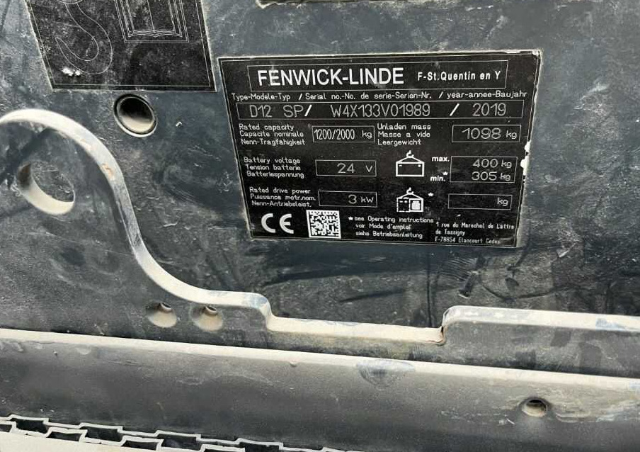 Linde D12SP - Transpalet la mare înălţime: Foto 4 Linde D12SP - Transpalet la mare înălţime: Foto 4