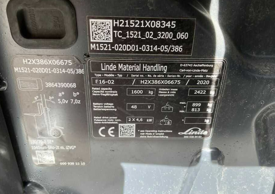 Linde E16-02 - Electrostivuitor: Foto 4 Linde E16-02 - Electrostivuitor: Foto 4