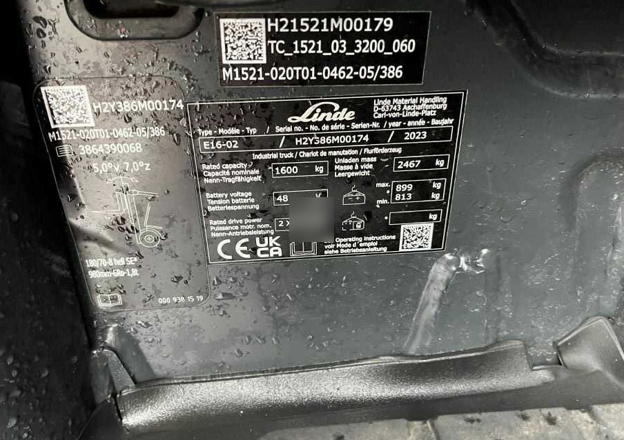 Linde E16-02 - Electrostivuitor: Foto 4 Linde E16-02 - Electrostivuitor: Foto 4