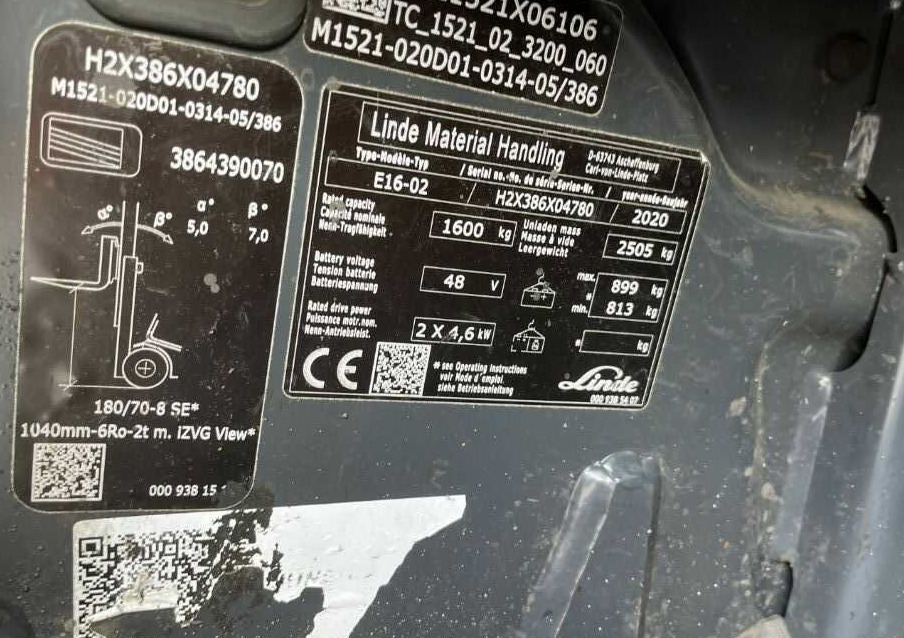 Linde E16-02 - Electrostivuitor: Foto 4 Linde E16-02 - Electrostivuitor: Foto 4