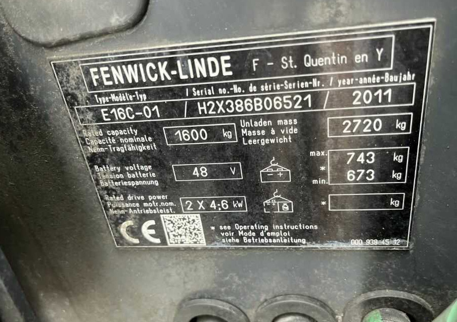 Linde E16C-01 - Electrostivuitor: Foto 4 Linde E16C-01 - Electrostivuitor: Foto 4