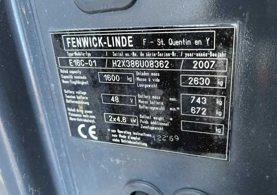 Linde E16C-01 - Electrostivuitor: Foto 4 Linde E16C-01 - Electrostivuitor: Foto 4