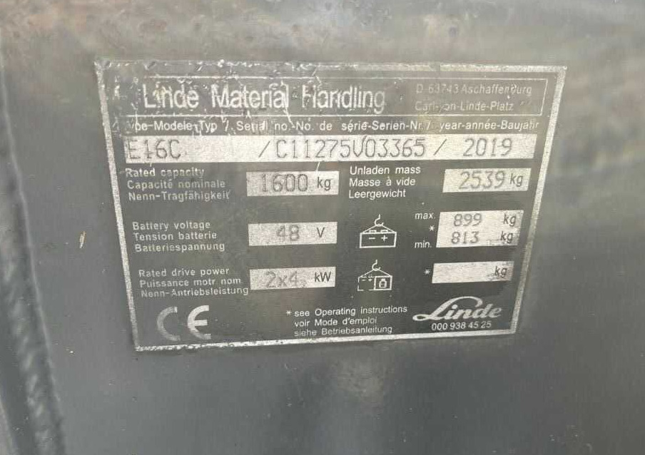 Linde E16C - Electrostivuitor: Foto 4 Linde E16C - Electrostivuitor: Foto 4