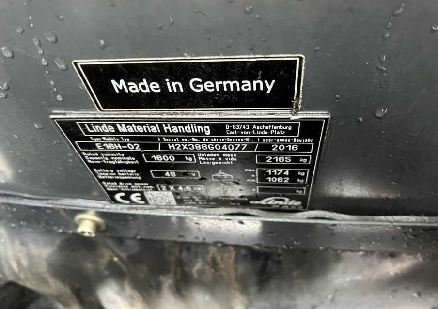 Linde E16H-02 - Electrostivuitor: Foto 4 Linde E16H-02 - Electrostivuitor: Foto 4