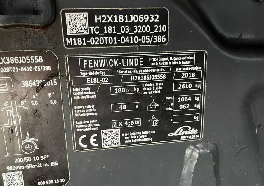 Linde E18L-02 - Electrostivuitor: Foto 4 Linde E18L-02 - Electrostivuitor: Foto 4