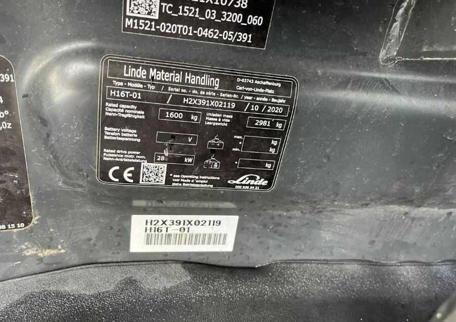 Linde H16T-01 - Stivuitor GPL: Foto 4 Linde H16T-01 - Stivuitor GPL: Foto 4