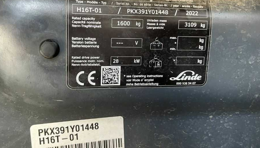 Linde H16T-01 - Stivuitor GPL: Foto 4 Linde H16T-01 - Stivuitor GPL: Foto 4