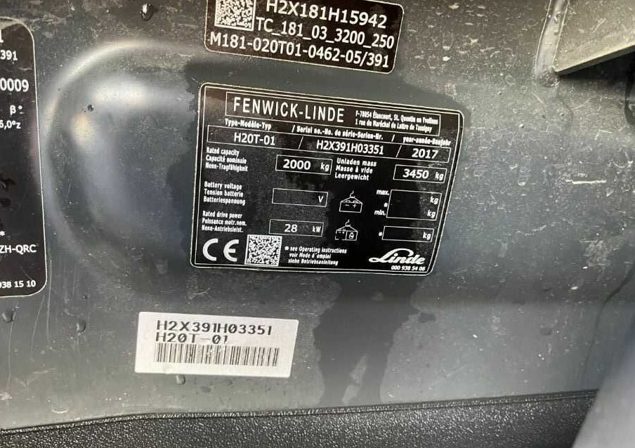 Linde H20T-01 - Stivuitor GPL: Foto 4 Linde H20T-01 - Stivuitor GPL: Foto 4