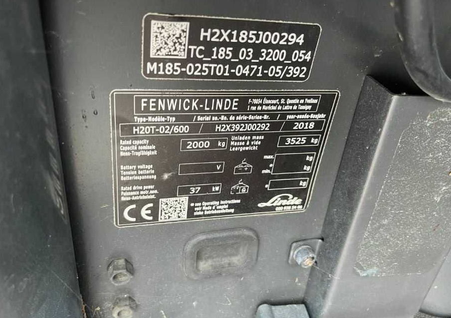 Linde H20T-02/600 - Stivuitor GPL: Foto 4 Linde H20T-02/600 - Stivuitor GPL: Foto 4