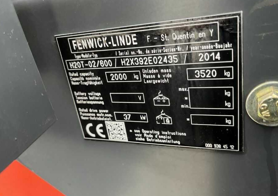 Linde H20T-02/600 - Stivuitor GPL: Foto 3 Linde H20T-02/600 - Stivuitor GPL: Foto 3