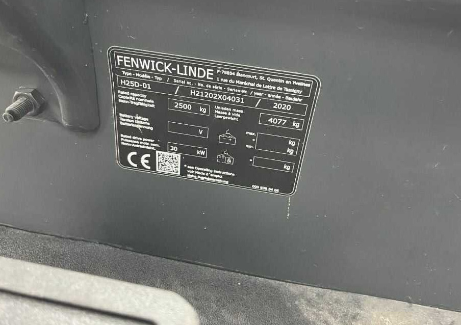 Linde H25D-01 - Stivuitor diesel: Foto 4 Linde H25D-01 - Stivuitor diesel: Foto 4