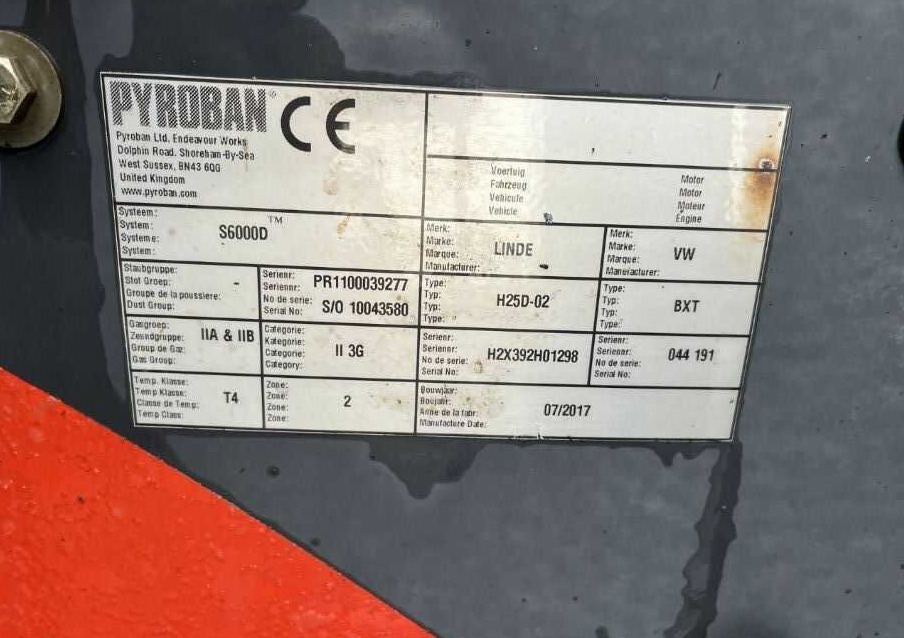 Linde H25D-02 - Stivuitor diesel: Foto 5 Linde H25D-02 - Stivuitor diesel: Foto 5