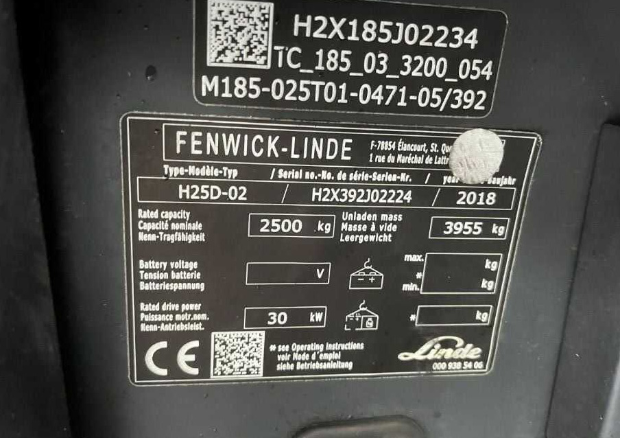 Linde H25D-02 - Stivuitor diesel: Foto 4 Linde H25D-02 - Stivuitor diesel: Foto 4