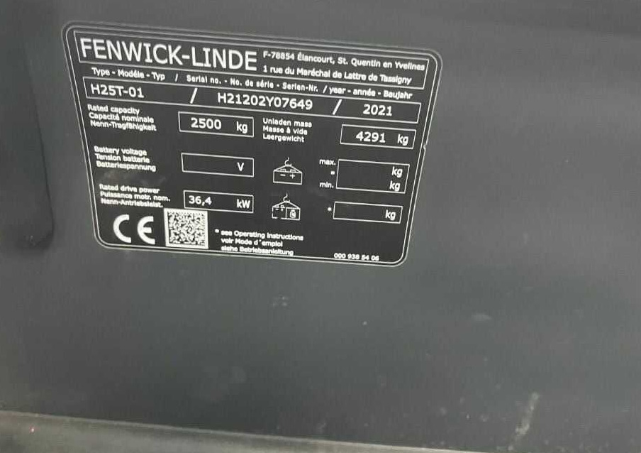 Linde H25T-01 - Stivuitor GPL: Foto 4 Linde H25T-01 - Stivuitor GPL: Foto 4