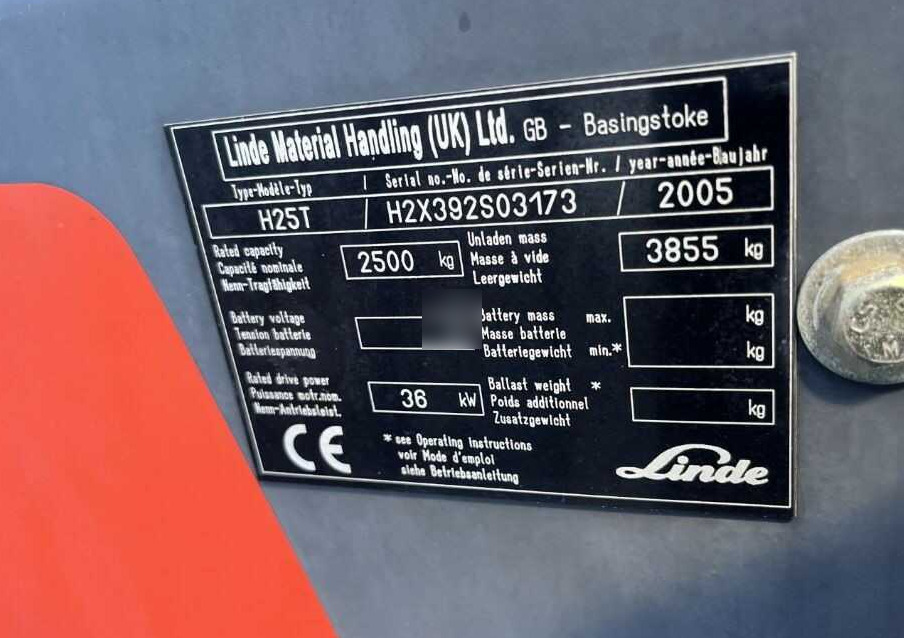 Linde H25T - Stivuitor GPL: Foto 4 Linde H25T - Stivuitor GPL: Foto 4