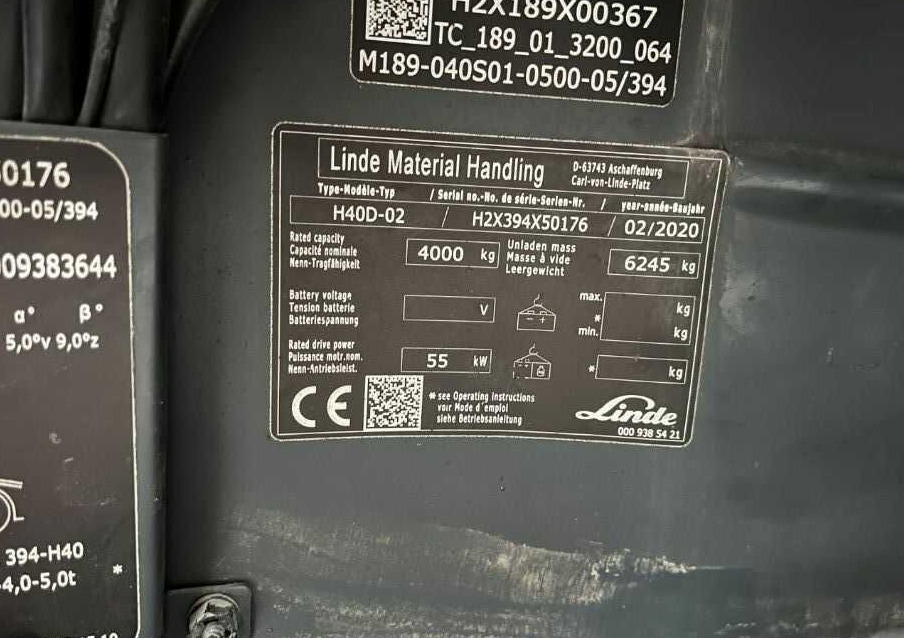 Linde H40D-02 - Stivuitor diesel: Foto 4 Linde H40D-02 - Stivuitor diesel: Foto 4
