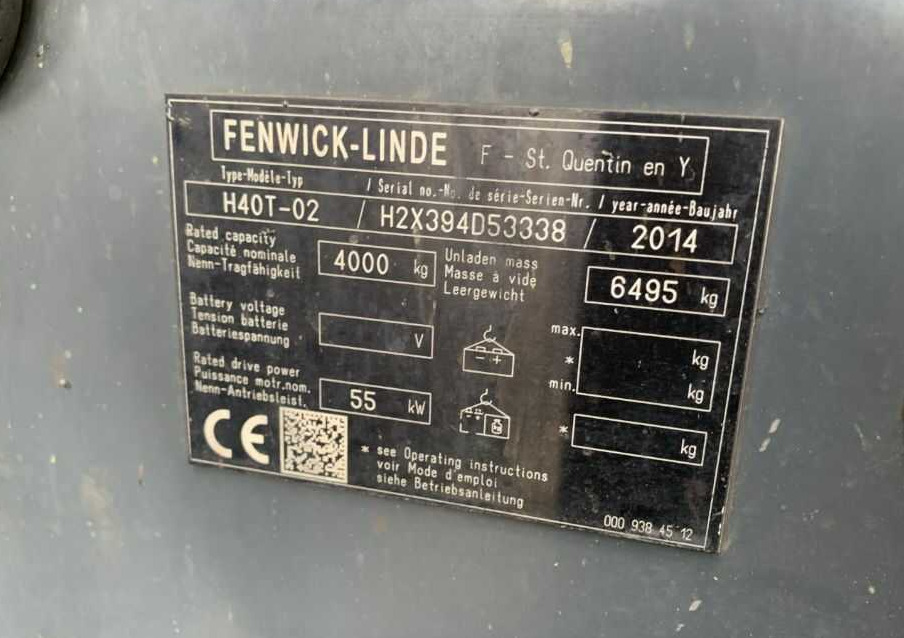 Linde H40T-02 - Stivuitor GPL: Foto 4 Linde H40T-02 - Stivuitor GPL: Foto 4