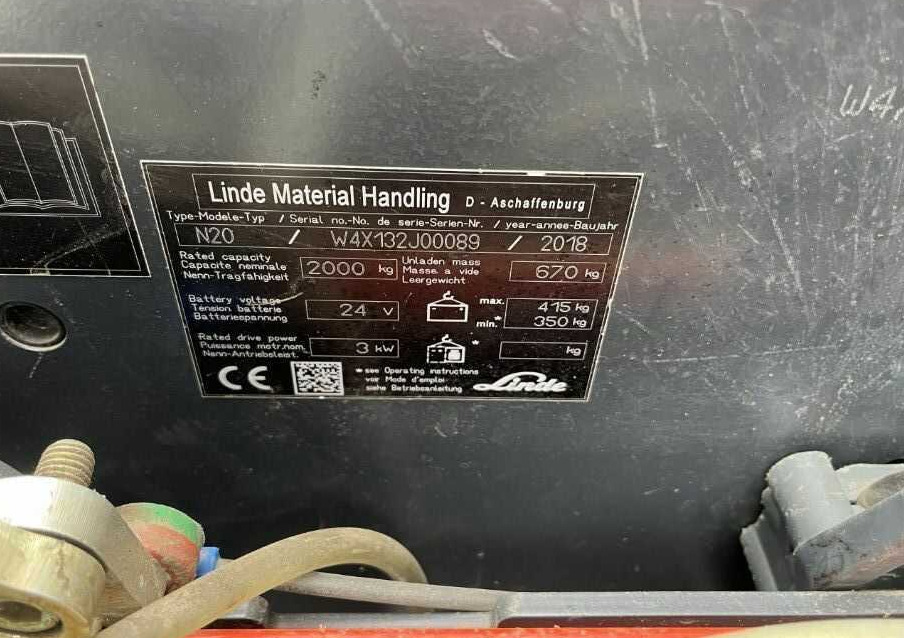 Linde N20 - Stivuitorul selector: Foto 4 Linde N20 - Stivuitorul selector: Foto 4