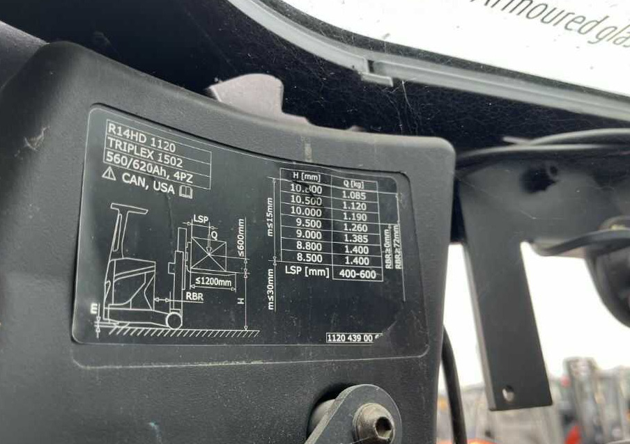 Linde R14HD-01 - Stivuitor cu catarg retractabil: Foto 5 Linde R14HD-01 - Stivuitor cu catarg retractabil: Foto 5