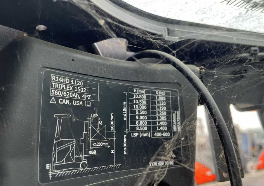 Linde R14HD-01 - Stivuitor cu catarg retractabil: Foto 5 Linde R14HD-01 - Stivuitor cu catarg retractabil: Foto 5