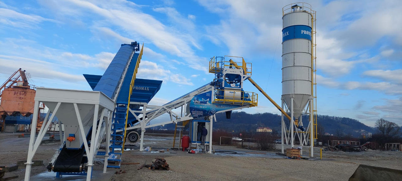 PROMAX MOBILE CONCRETE BATCHING PLANT M100-TWN (100m3/h) - Staţie de betoane: Foto 2 PROMAX MOBILE CONCRETE BATCHING PLANT M100-TWN (100m3/h) - Staţie de betoane: Foto 2