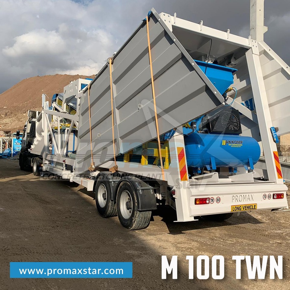 PROMAX MOBILE CONCRETE BATCHING PLANT M100-TWN (100m3/h) - Staţie de betoane: Foto 4 PROMAX MOBILE CONCRETE BATCHING PLANT M100-TWN (100m3/h) - Staţie de betoane: Foto 4