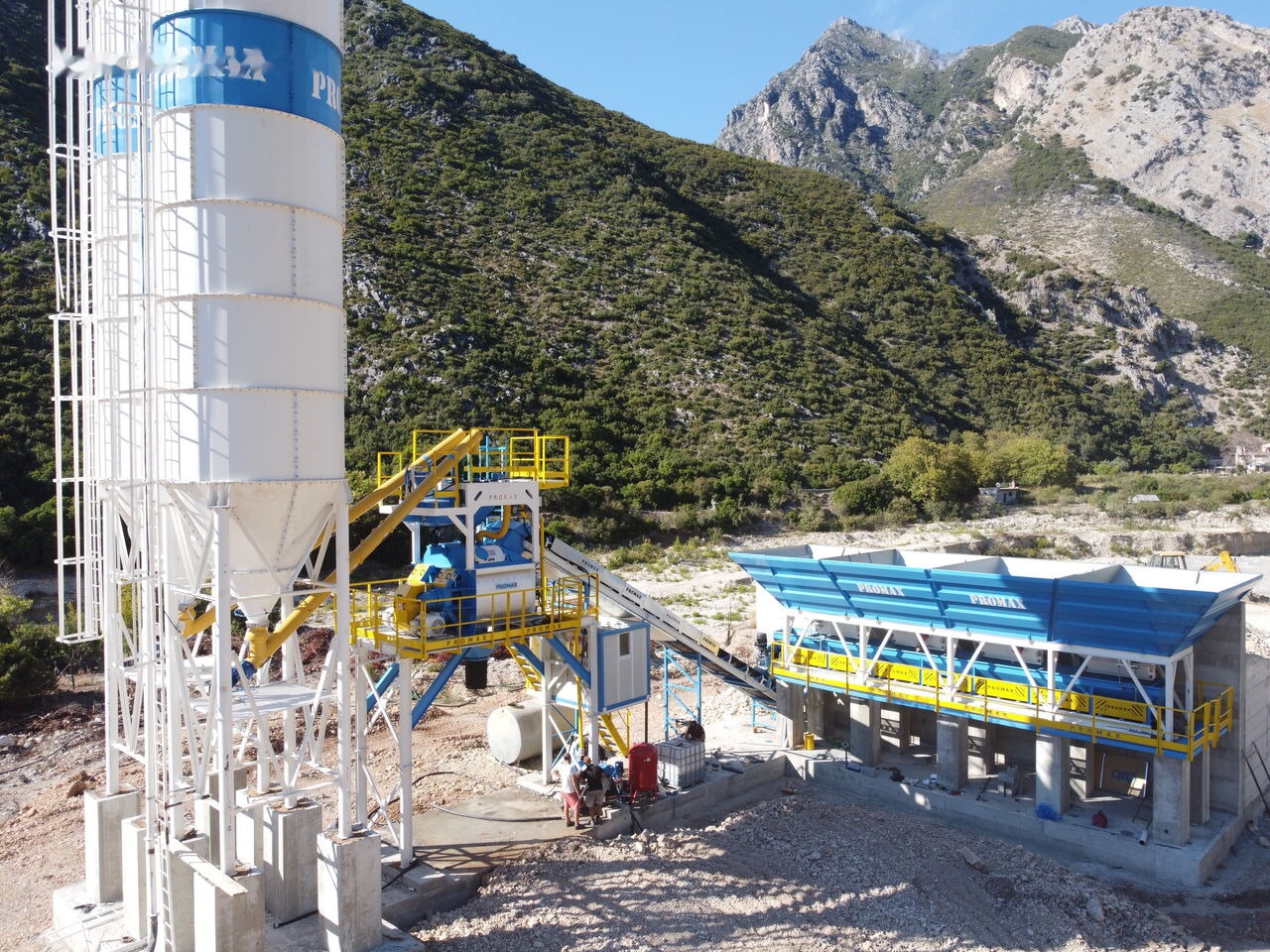 Promax Compact Concrete Batching Plant C100-TWN-LINE (100m3/h) - Staţie de betoane: Foto 1 Promax Compact Concrete Batching Plant C100-TWN-LINE (100m3/h) - Staţie de betoane: Foto 1