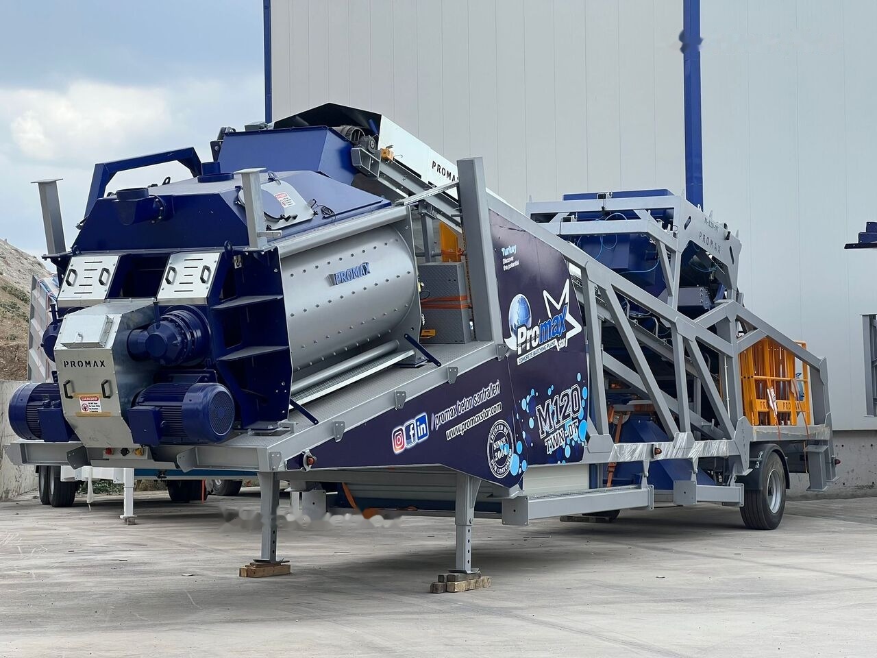 Promax Mobile Concrete Batching Plant PROMAX M120-TWN DT (120m³/h) - Staţie de betoane: Foto 5 Promax Mobile Concrete Batching Plant PROMAX M120-TWN DT (120m³/h) - Staţie de betoane: Foto 5
