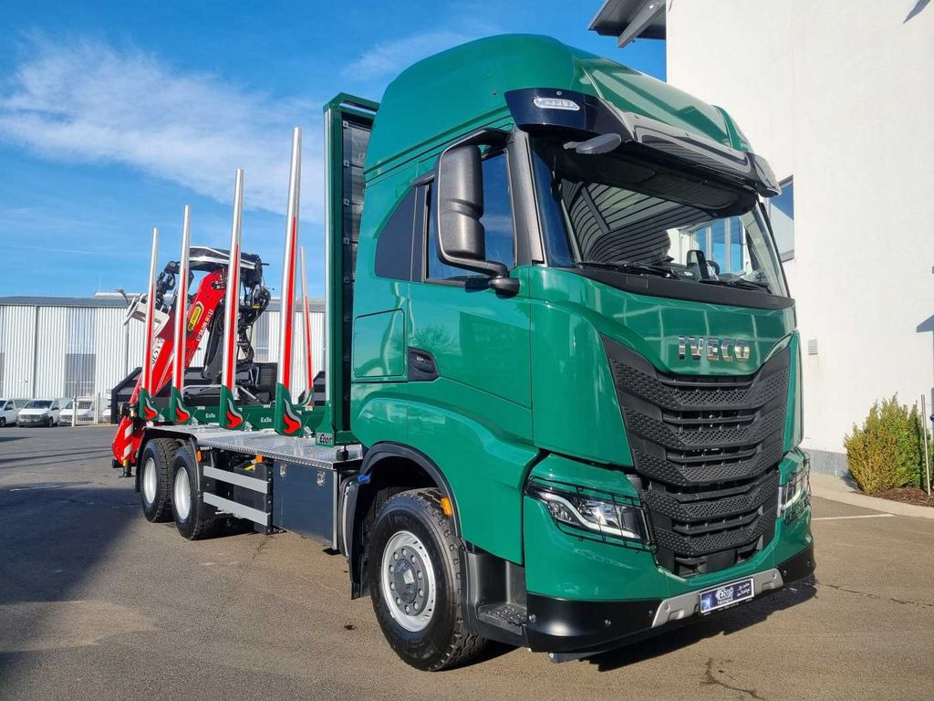 Iveco X-Way AS300X57 Z/P HR ON+ 6x4 (6x6 Hi Traction) - Camion forestier, Camion cu macara: Foto 5 Iveco X-Way AS300X57 Z/P HR ON+ 6x4 (6x6 Hi Traction) - Camion forestier, Camion cu macara: Foto 5