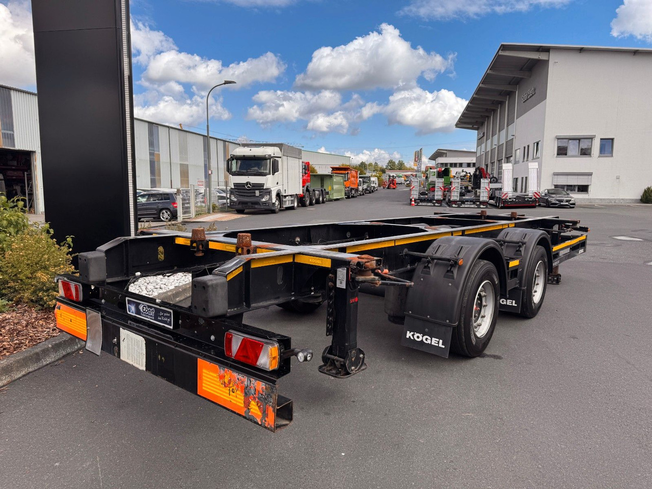 Kögel ZW 18 Lafette SAF Achsen 15.910kg Nutzlast - Remorcă transport containere/ Swap body: Foto 2 Kögel ZW 18 Lafette SAF Achsen 15.910kg Nutzlast - Remorcă transport containere/ Swap body: Foto 2