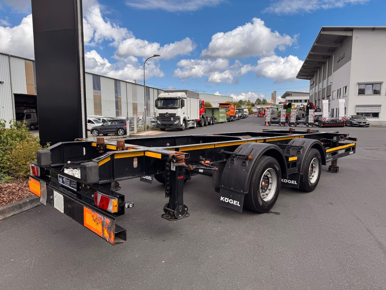Kögel ZW 18 Lafette SAF Achsen 15.910kg Nutzlast - Remorcă transport containere/ Swap body: Foto 4 Kögel ZW 18 Lafette SAF Achsen 15.910kg Nutzlast - Remorcă transport containere/ Swap body: Foto 4