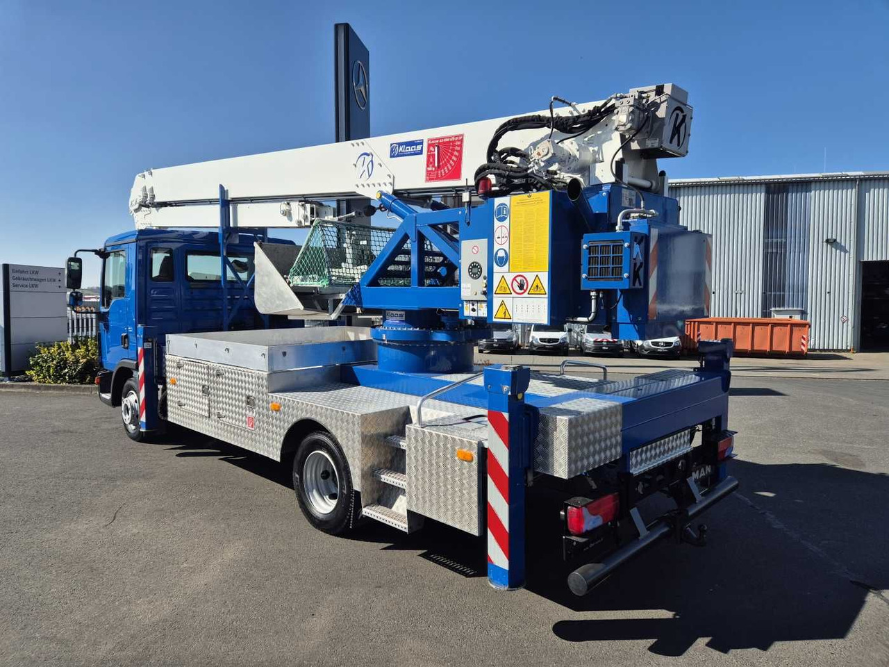 Camion cu macara MAN TGL 8.150 Dachdeckerkran Klaas K25-30 TSP Funk: Foto 7