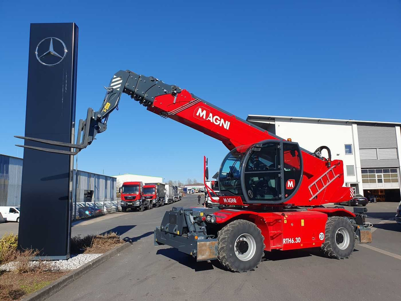 Magni RTH 6.30 Roto + Funk + Klima / nur 119h! - Încărcător frontal pe pneuri: Foto 1 Magni RTH 6.30 Roto + Funk + Klima / nur 119h! - Încărcător frontal pe pneuri: Foto 1