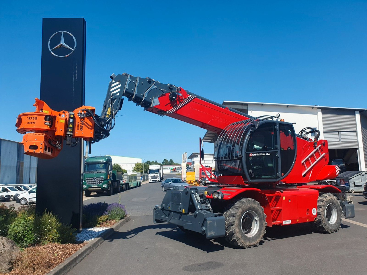 Magni RTH 6.30 SH / Fällkran / nur 1.340h / 2021 - Încărcător frontal pe pneuri: Foto 1 Magni RTH 6.30 SH / Fällkran / nur 1.340h / 2021 - Încărcător frontal pe pneuri: Foto 1