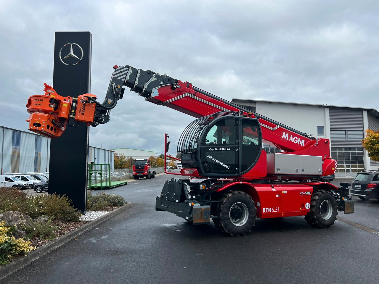 Magni RTH 6.31 SH / Fällkran 2 / Westtech CS750 - Stivuitor telescopic: Foto 1 Magni RTH 6.31 SH / Fällkran 2 / Westtech CS750 - Stivuitor telescopic: Foto 1