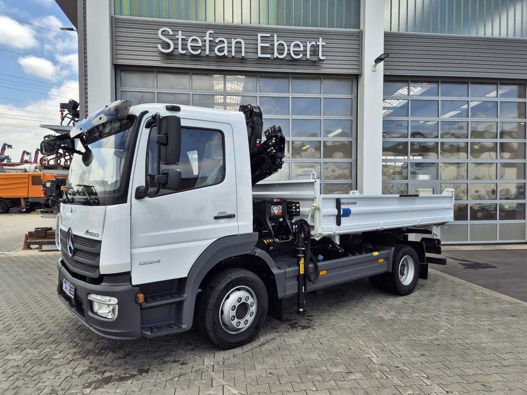Mercedes-Benz Atego 1224 KK Kipper+Kran+Funk+Greifersteuerung - Camion basculantă, Camion cu macara: Foto 2 Mercedes-Benz Atego 1224 KK Kipper+Kran+Funk+Greifersteuerung - Camion basculantă, Camion cu macara: Foto 2