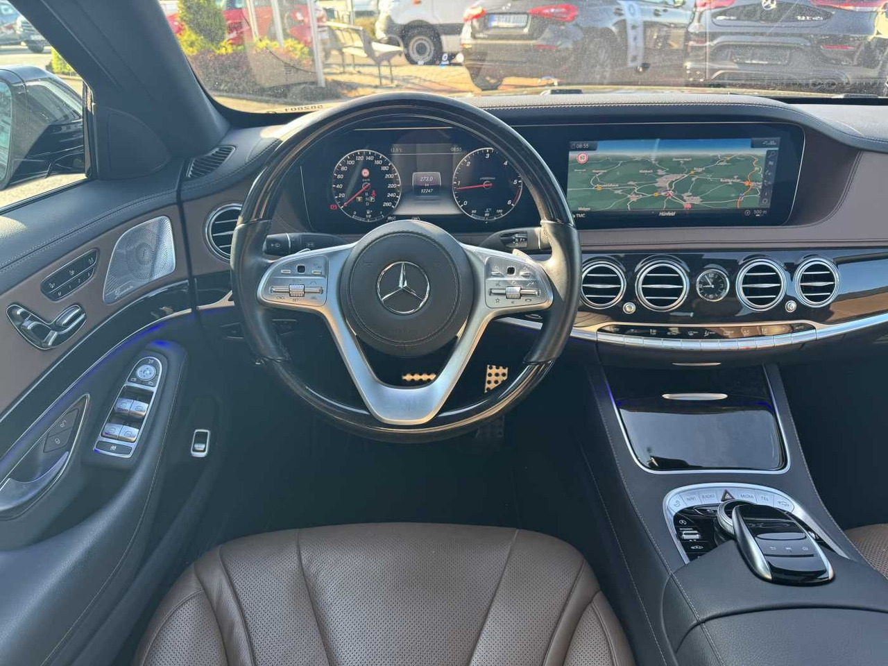 Berlină/ Sedan Mercedes-Benz S 400d 4M AMG+Pano+Burm+Distr+Massage+ HUD: Foto 11