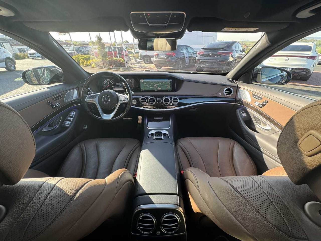 Berlină/ Sedan Mercedes-Benz S 400d 4M AMG+Pano+Burm+Distr+Massage+ HUD: Foto 12