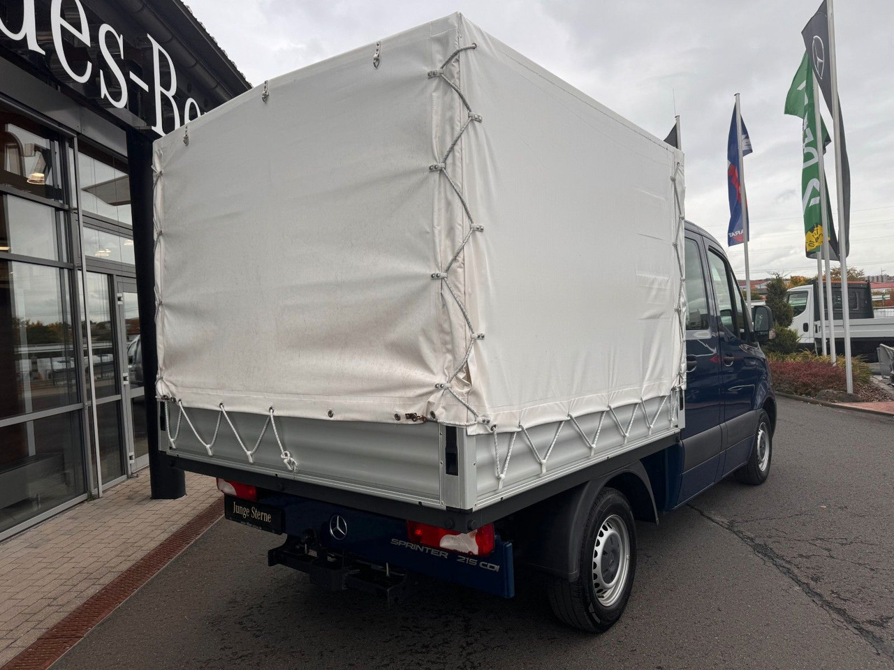 Mercedes-Benz Sprinter 215 CDI DoKa 9G Klima AHK SHZ - Autoutilitară cu prelată, Autoutilitară cabină dublă: Foto 4 Mercedes-Benz Sprinter 215 CDI DoKa 9G Klima AHK SHZ - Autoutilitară cu prelată, Autoutilitară cabină dublă: Foto 4