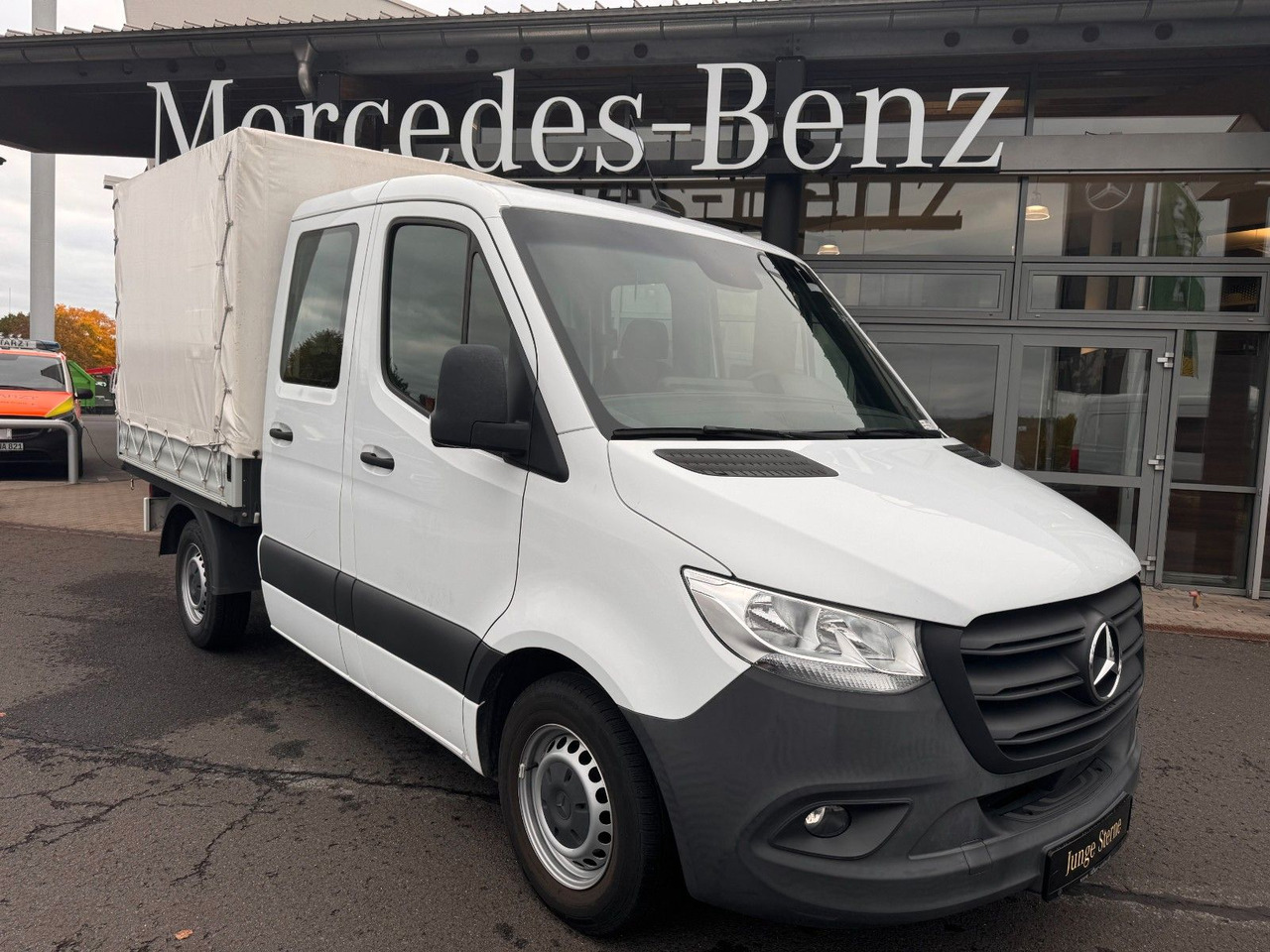Mercedes-Benz Sprinter 215 CDI DoKa 9G Klima AHK SHZ - Autoutilitară cu platformă, Autoutilitară cabină dublă: Foto 1 Mercedes-Benz Sprinter 215 CDI DoKa 9G Klima AHK SHZ - Autoutilitară cu platformă, Autoutilitară cabină dublă: Foto 1