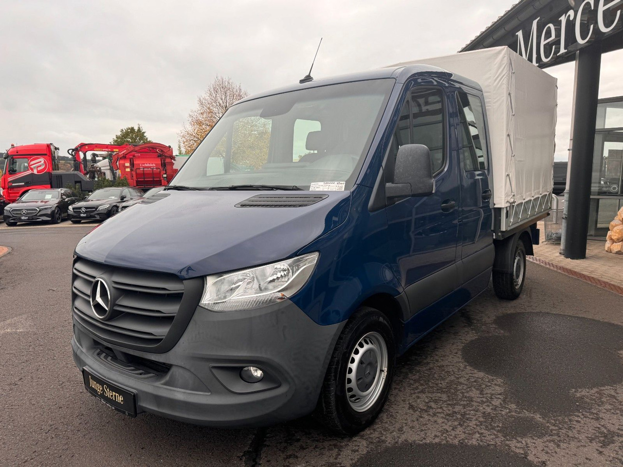 Mercedes-Benz Sprinter 215 CDI DoKa 9G Klima AHK SHZ - Autoutilitară cu prelată, Autoutilitară cabină dublă: Foto 3 Mercedes-Benz Sprinter 215 CDI DoKa 9G Klima AHK SHZ - Autoutilitară cu prelată, Autoutilitară cabină dublă: Foto 3