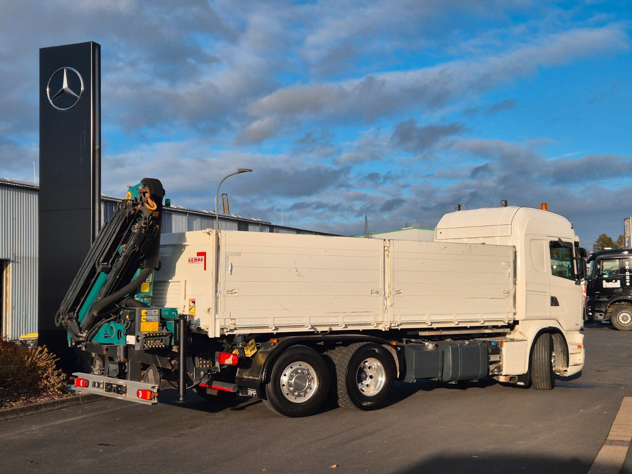 Camion basculantă, Camion cu macara Scania G490 LB6x2*4HNB Palfinger PK 18002-EH D Funk AHK: Foto 38